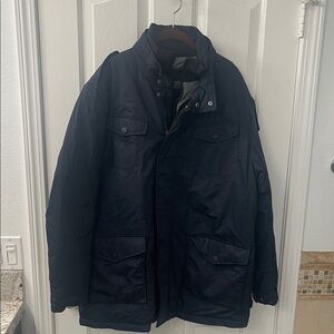 Tumi Dark Blue Military Field Jacket